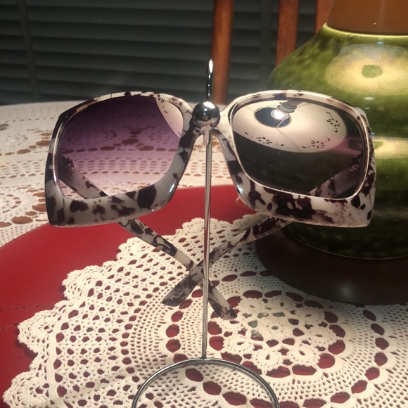 Trendy classy Vintage Oversized Women Luxury Brand Square sunnies (Retro) - Picture 3 of 5